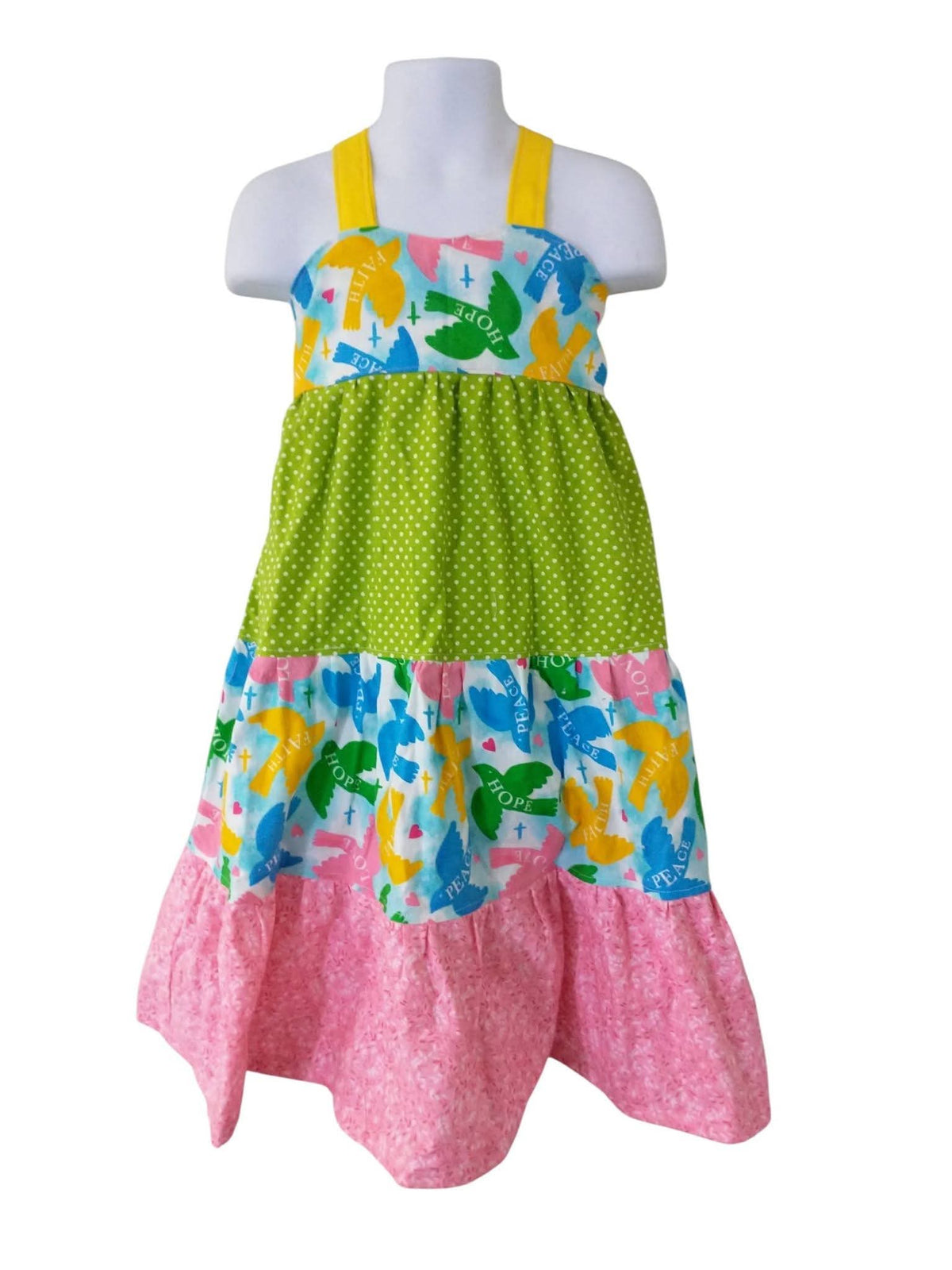 SALE 4t/5t Faith Doves Twirl Dress