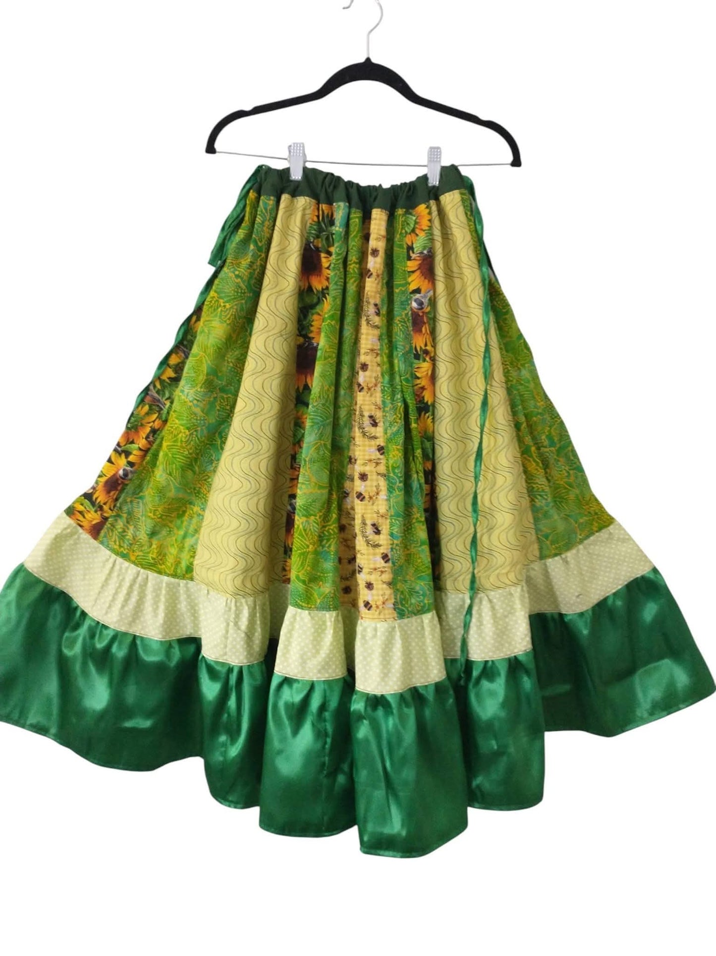 SALEPatchwork Skirt Vintage Fabric Spinner