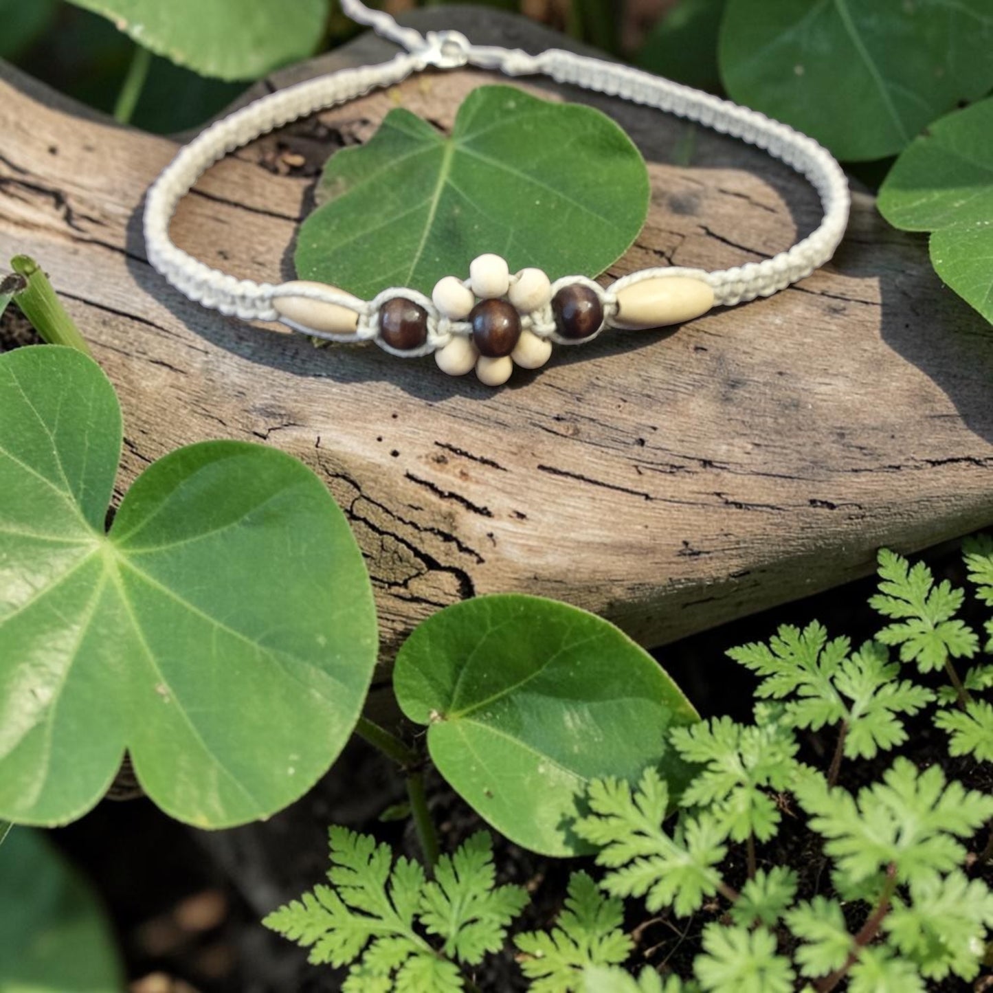 Flower Handmade Hemp Necklace