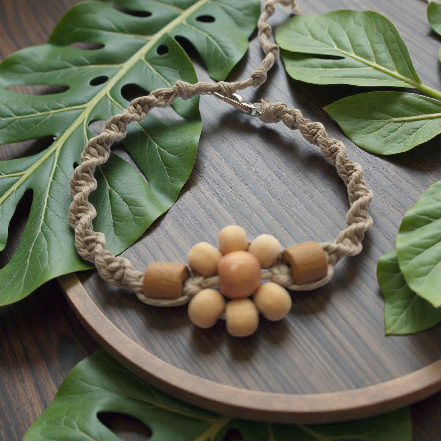 Flower Hemp Bracelet