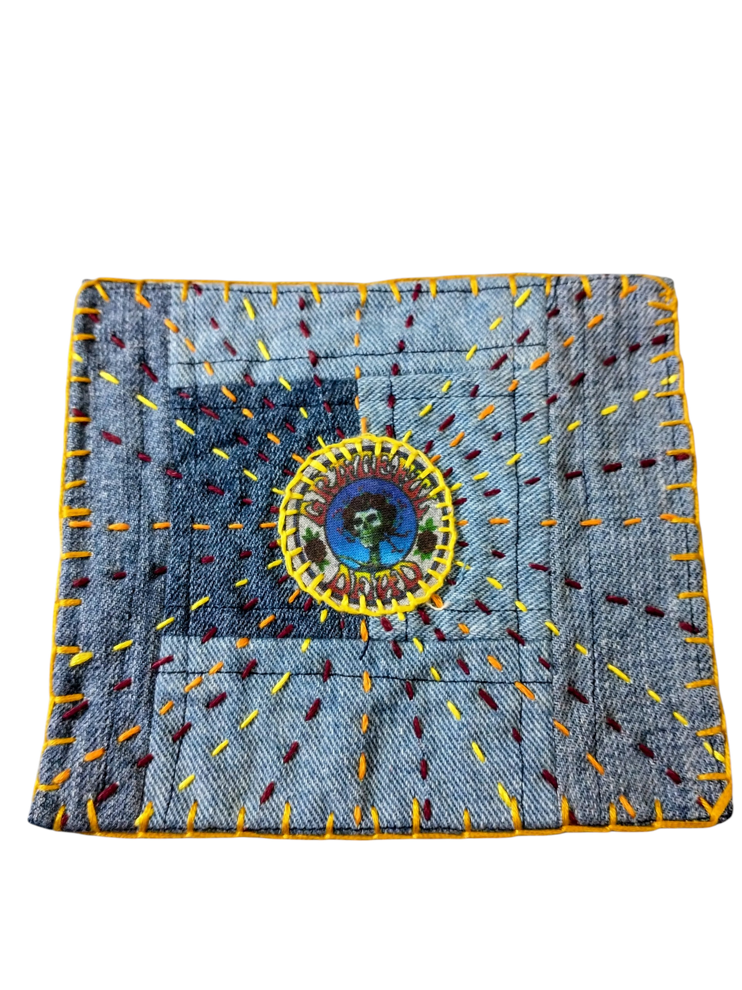 Bertha Sun Hand Embroidery Denim Patchwork Patch