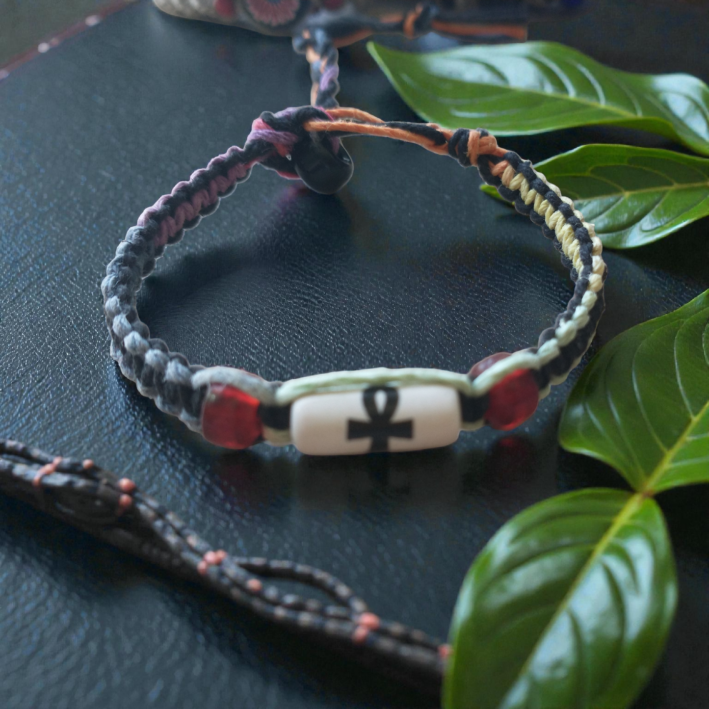 Rainbow Ankh Bracelet