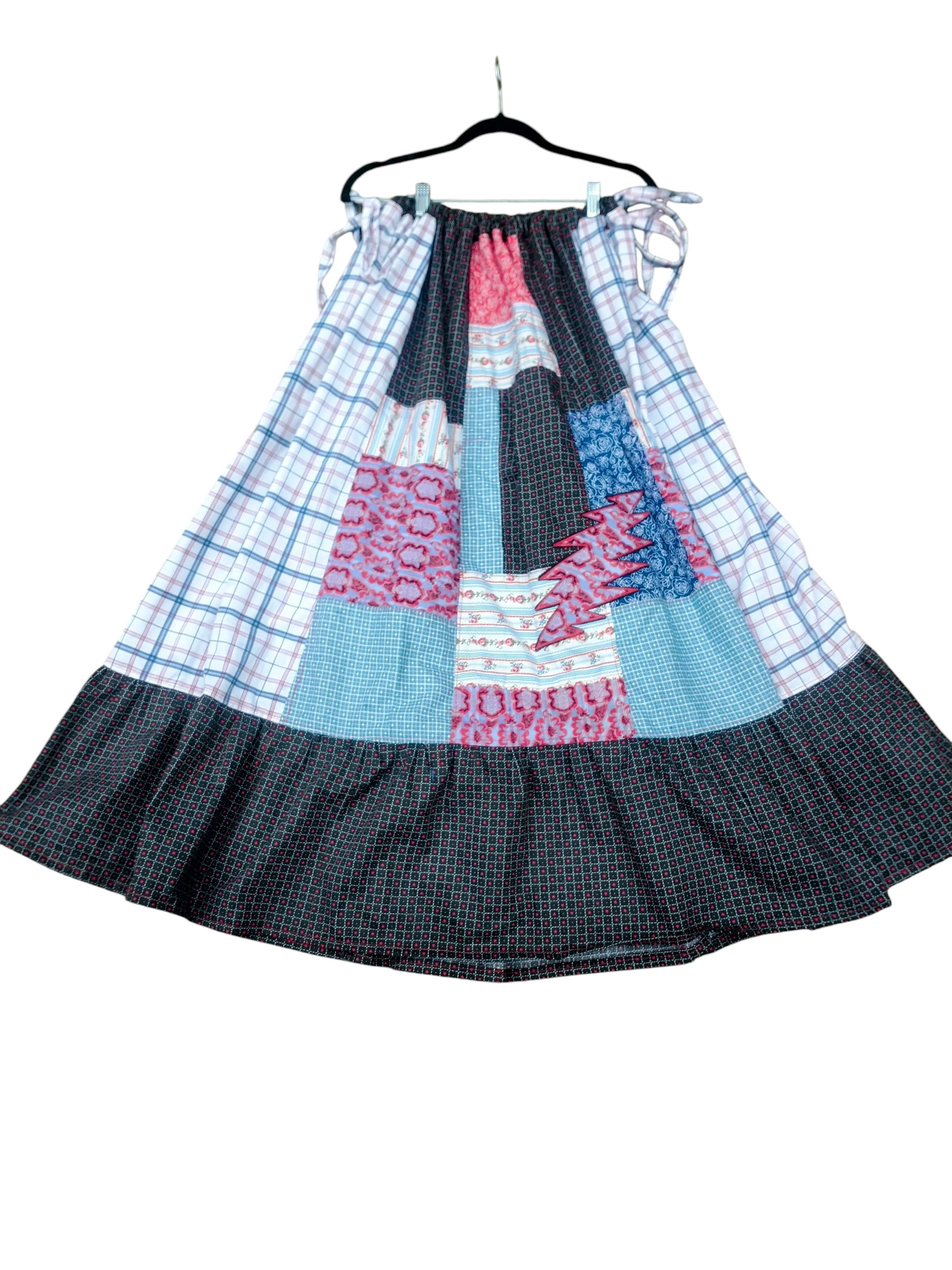 Vintage Patchwork Spinner Skirt