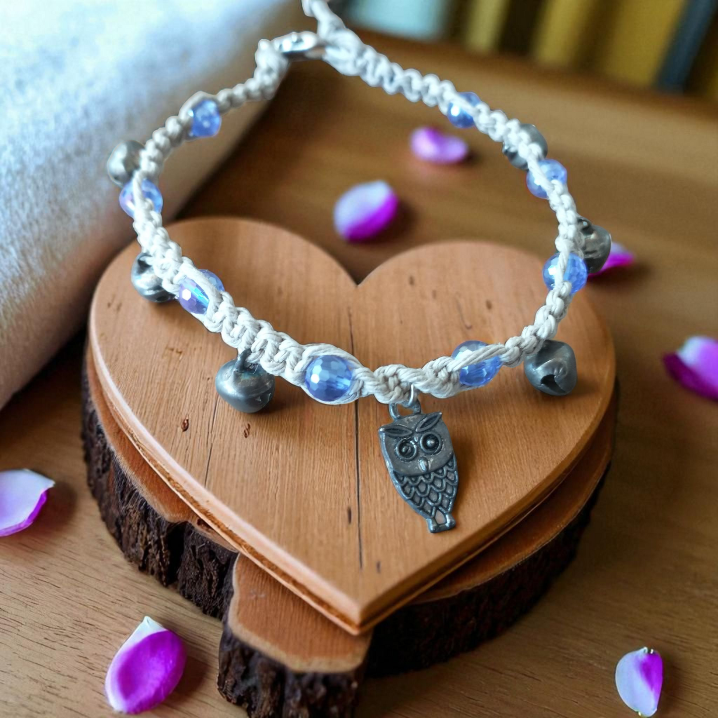 Owl Bell Anklet