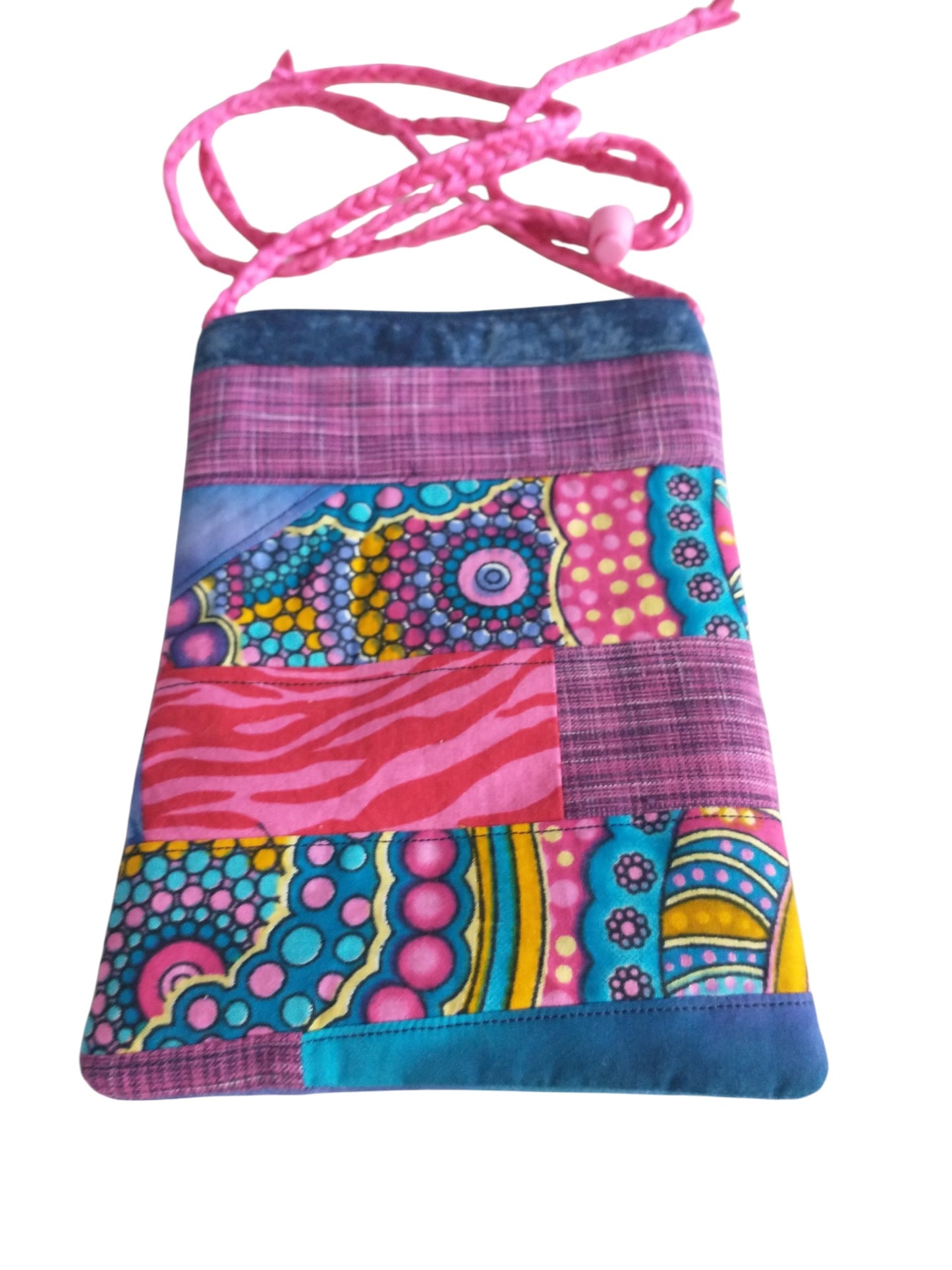Mushroom Patchwork Cross Body Bag