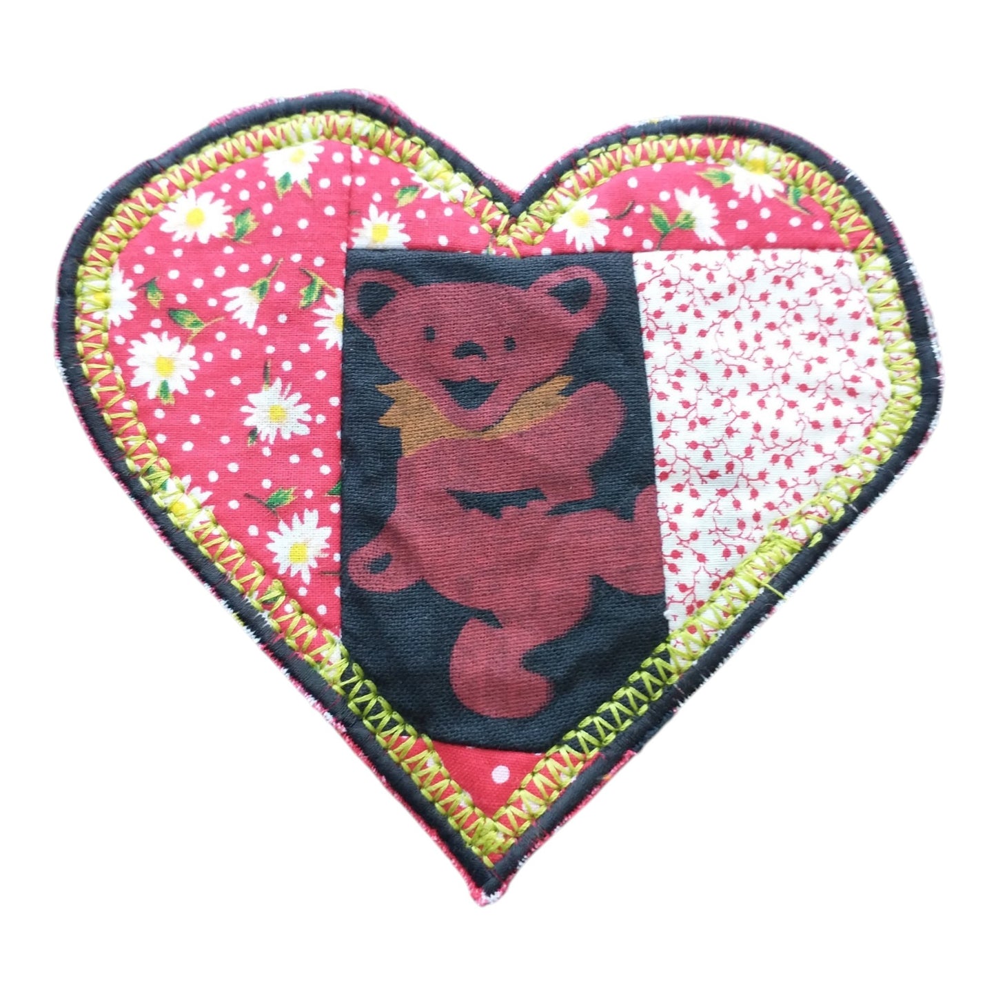 Grateful Heart Patchwork Patch