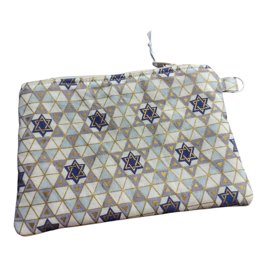 Star of David Zipper Pouch Coin Purse