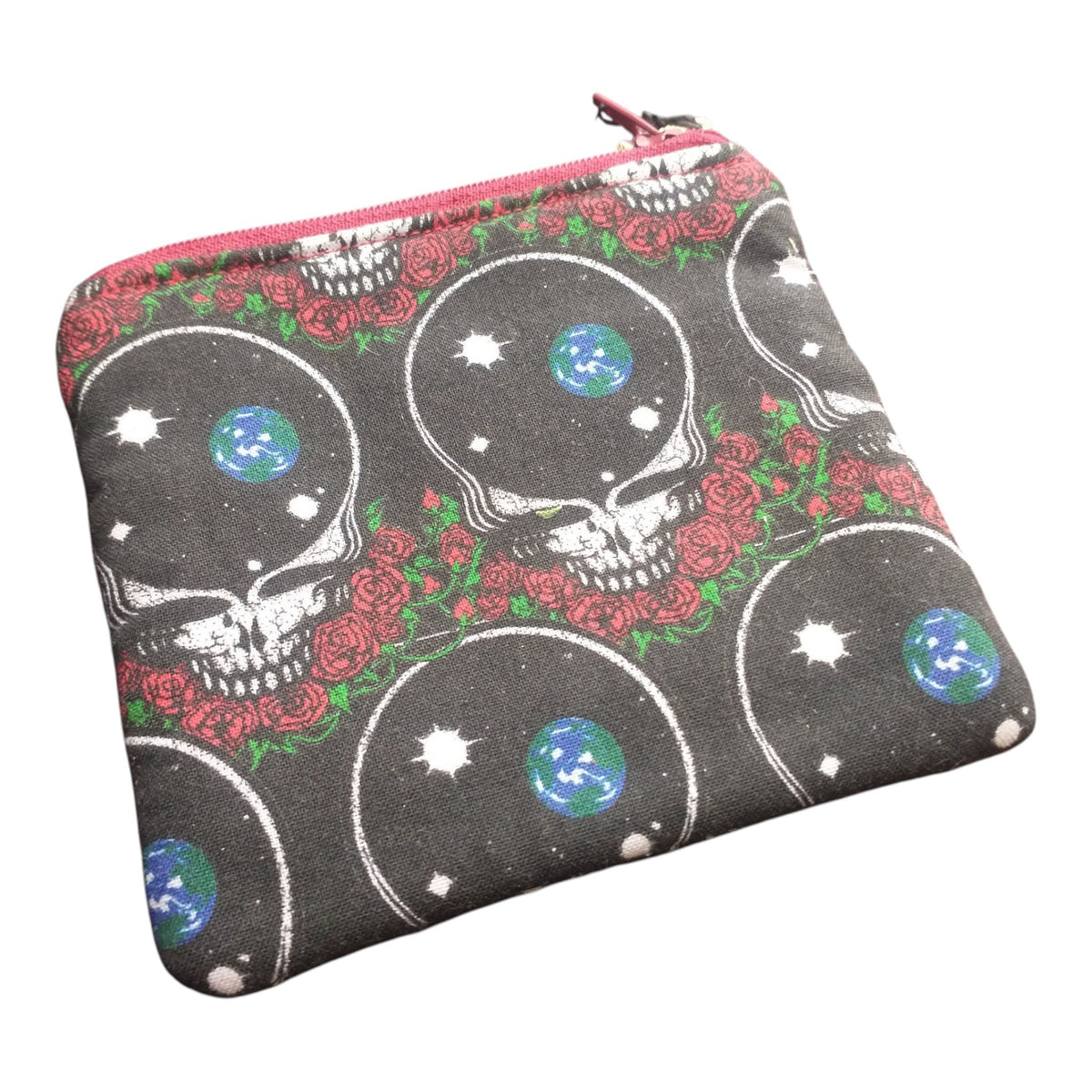 Space Face Zipper Pouch Coin Purse