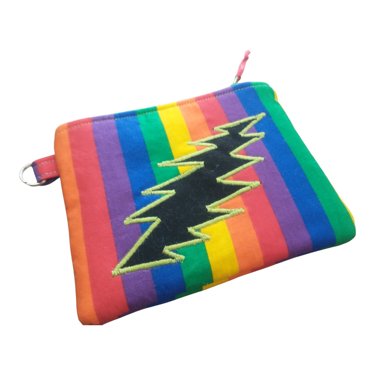 Rainbow Bolt Zipper Pouch Coin Purse