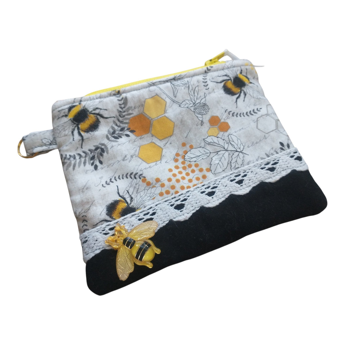 Bee's Zipper Pouch Coin Purse