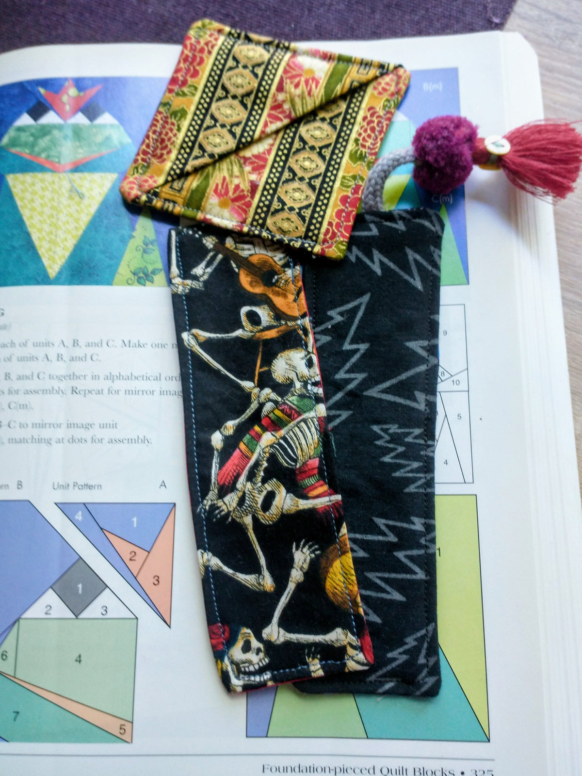 Grateful Fabric Bookmark Set