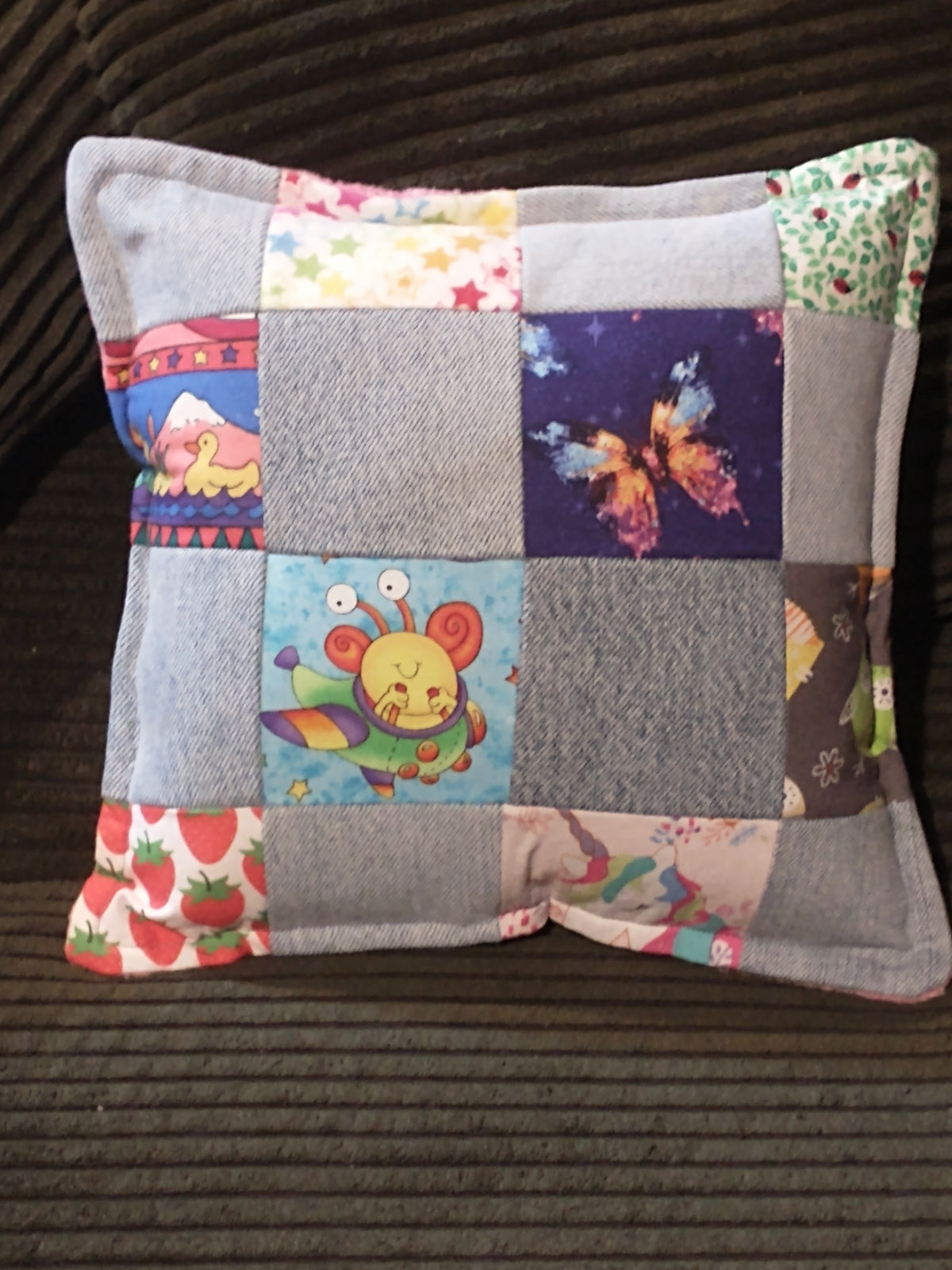 Girls Find it Patchwork Travel Pillow