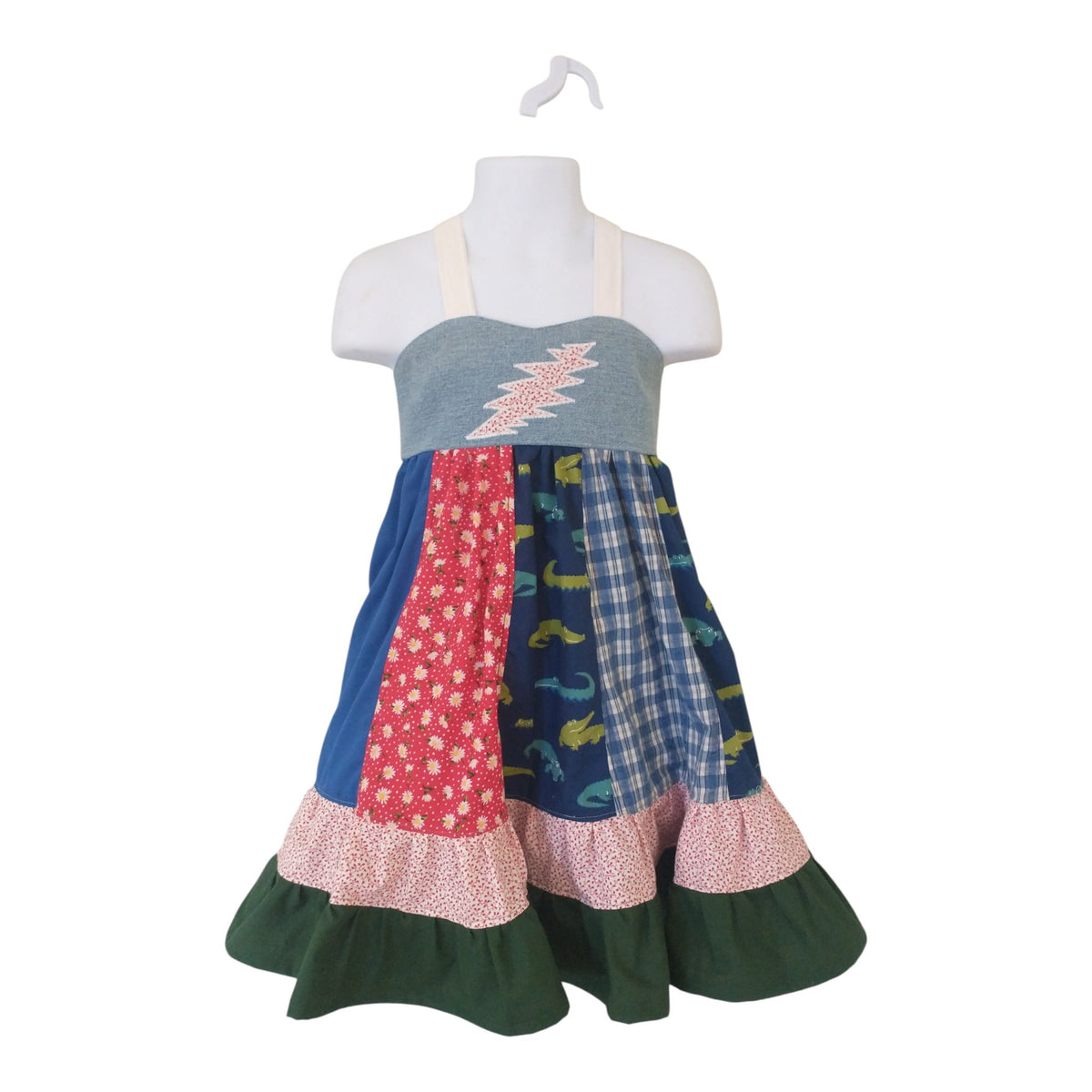 3t 4t Patchwork Spinner Dress