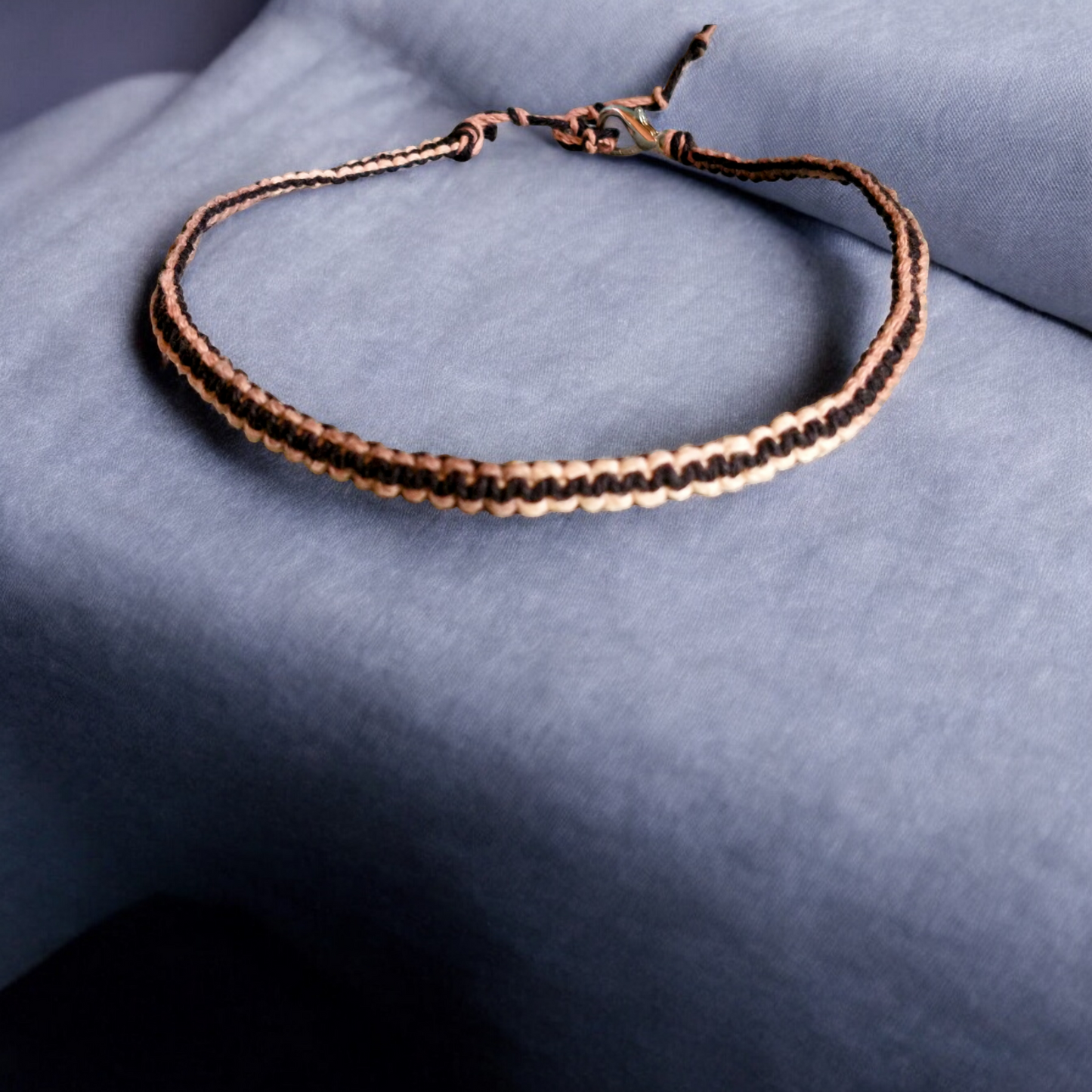 Men's Reversible Plain Hemp Necklace