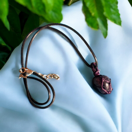 Tumbled Amethyst Stone Pendant