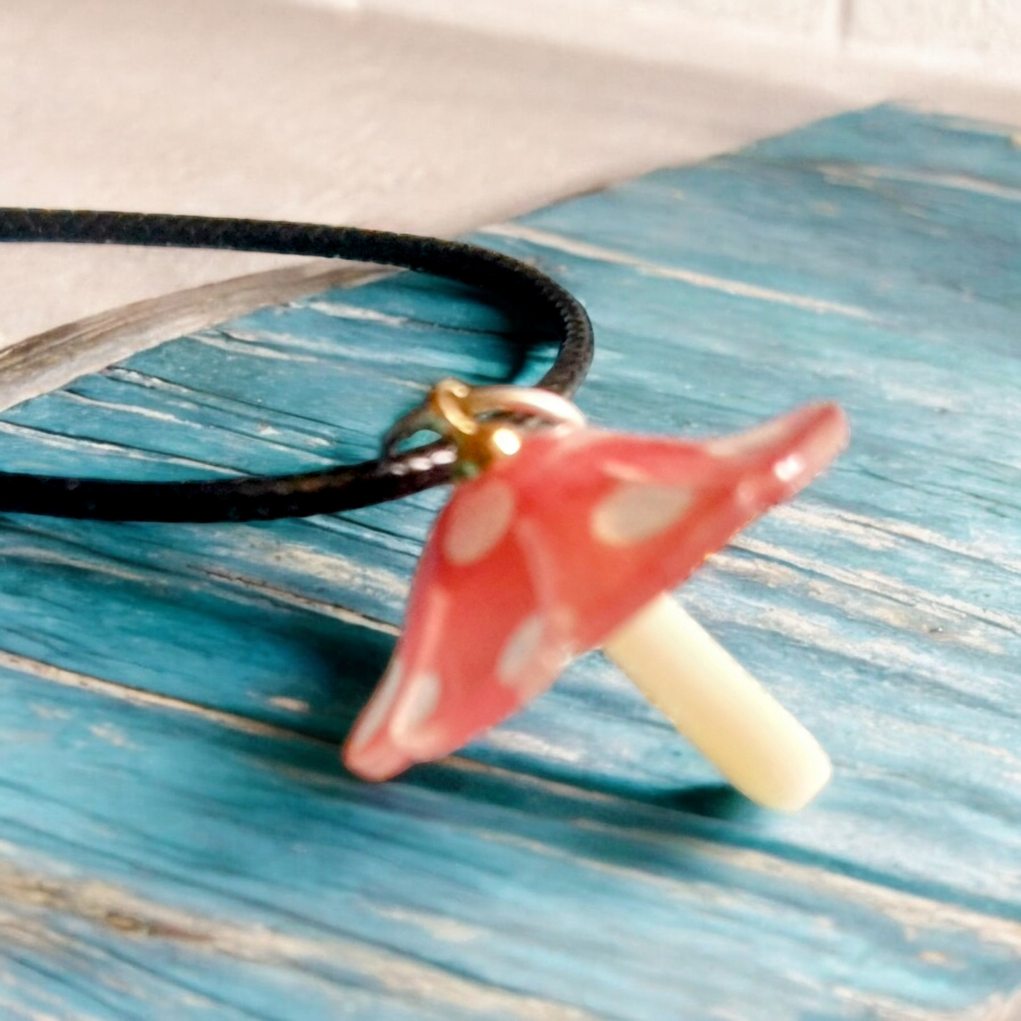 Mushroom Pendant Necklace