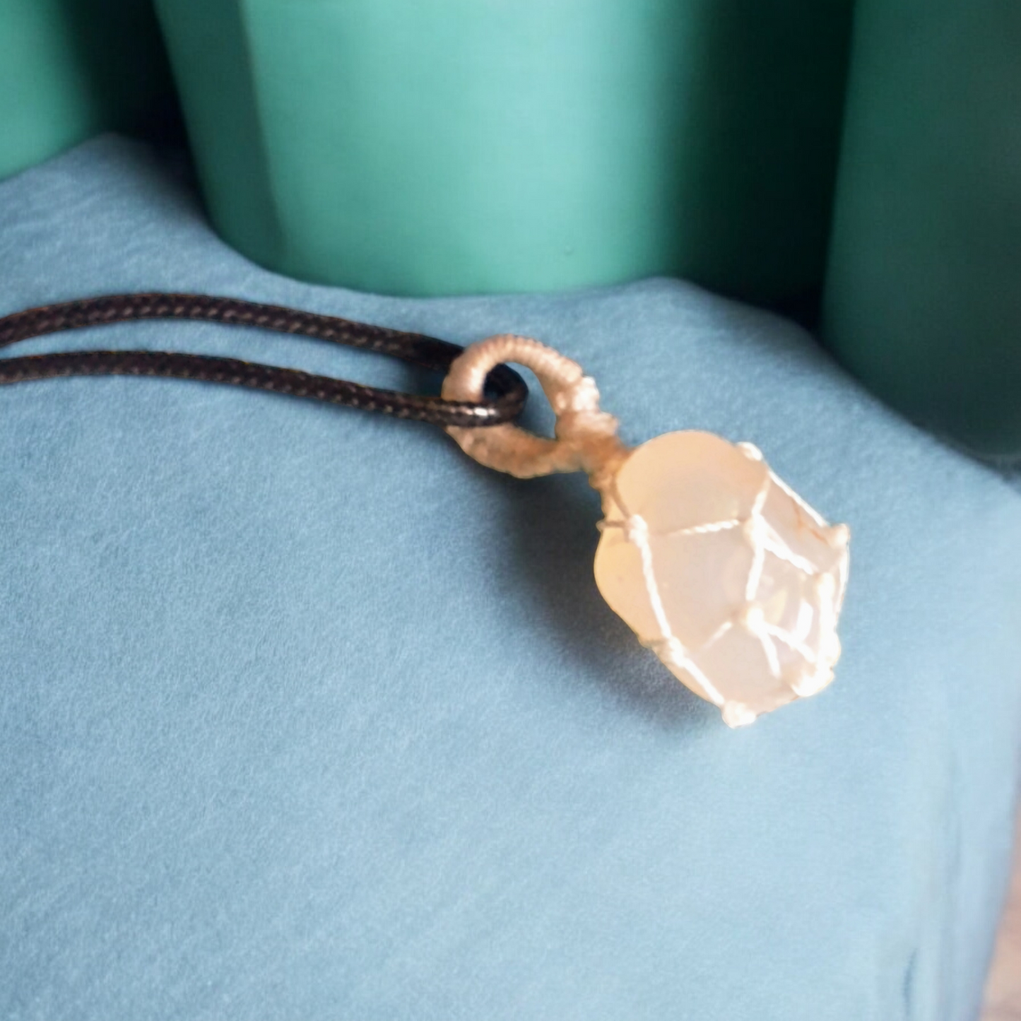 Rose Quartz Pendant Necklace