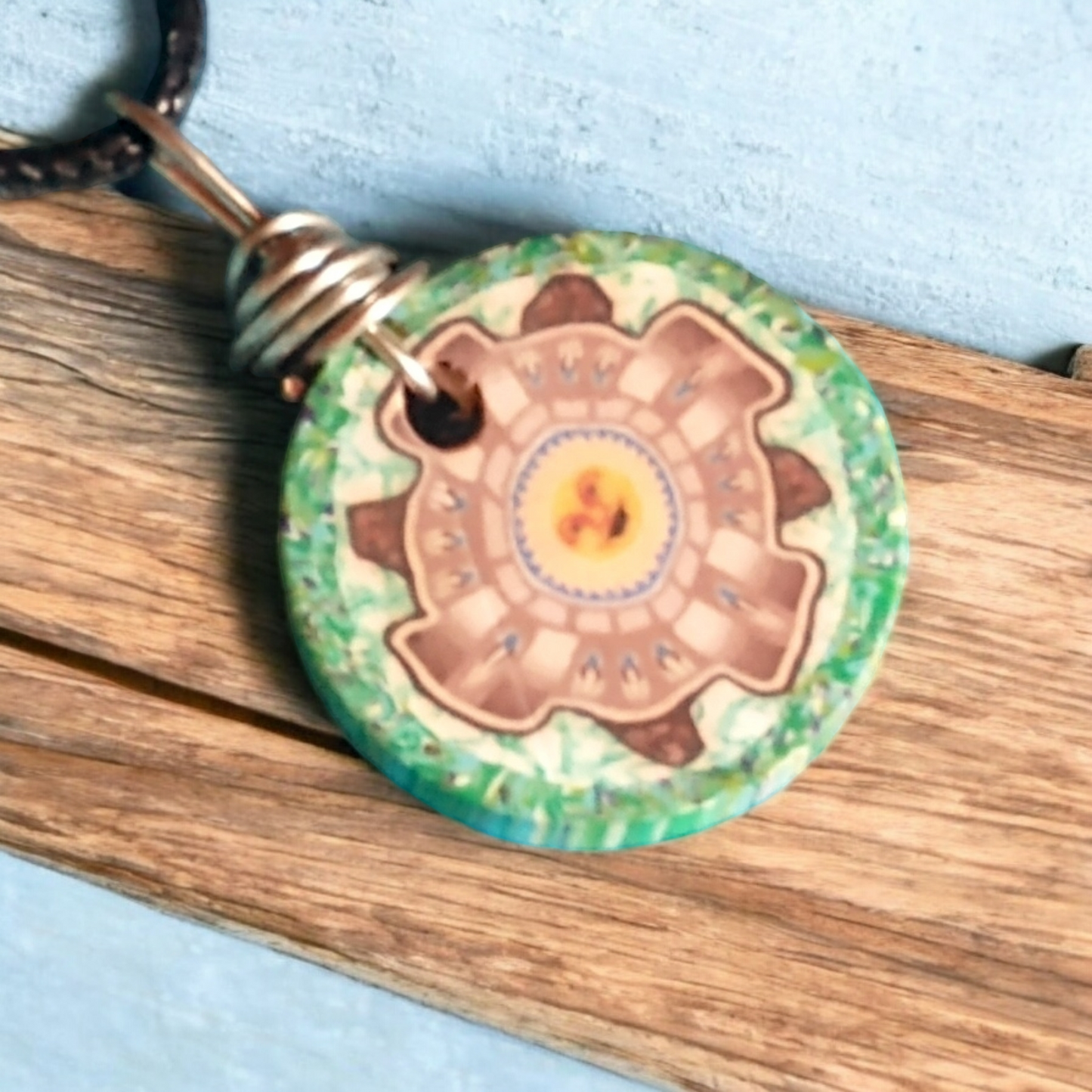 Fimo Sun Pendant