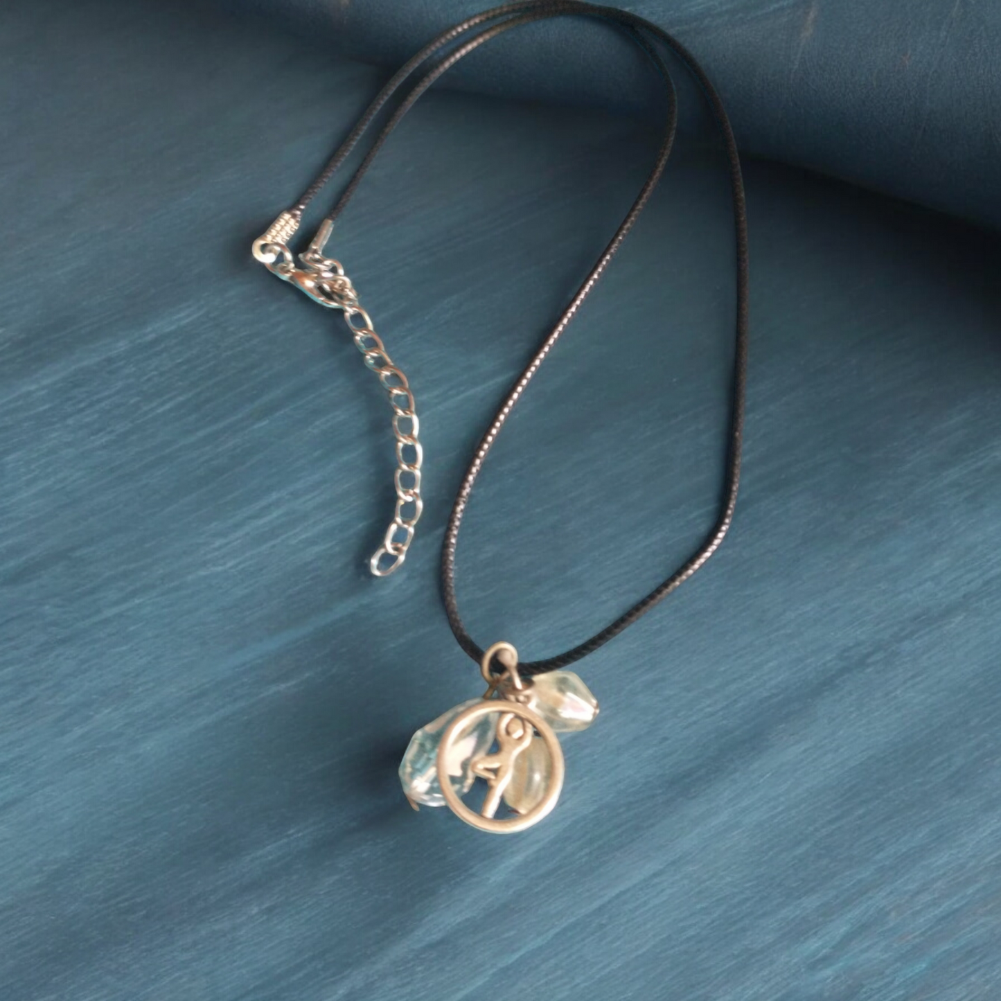 Yoga Glass Beads Pendant