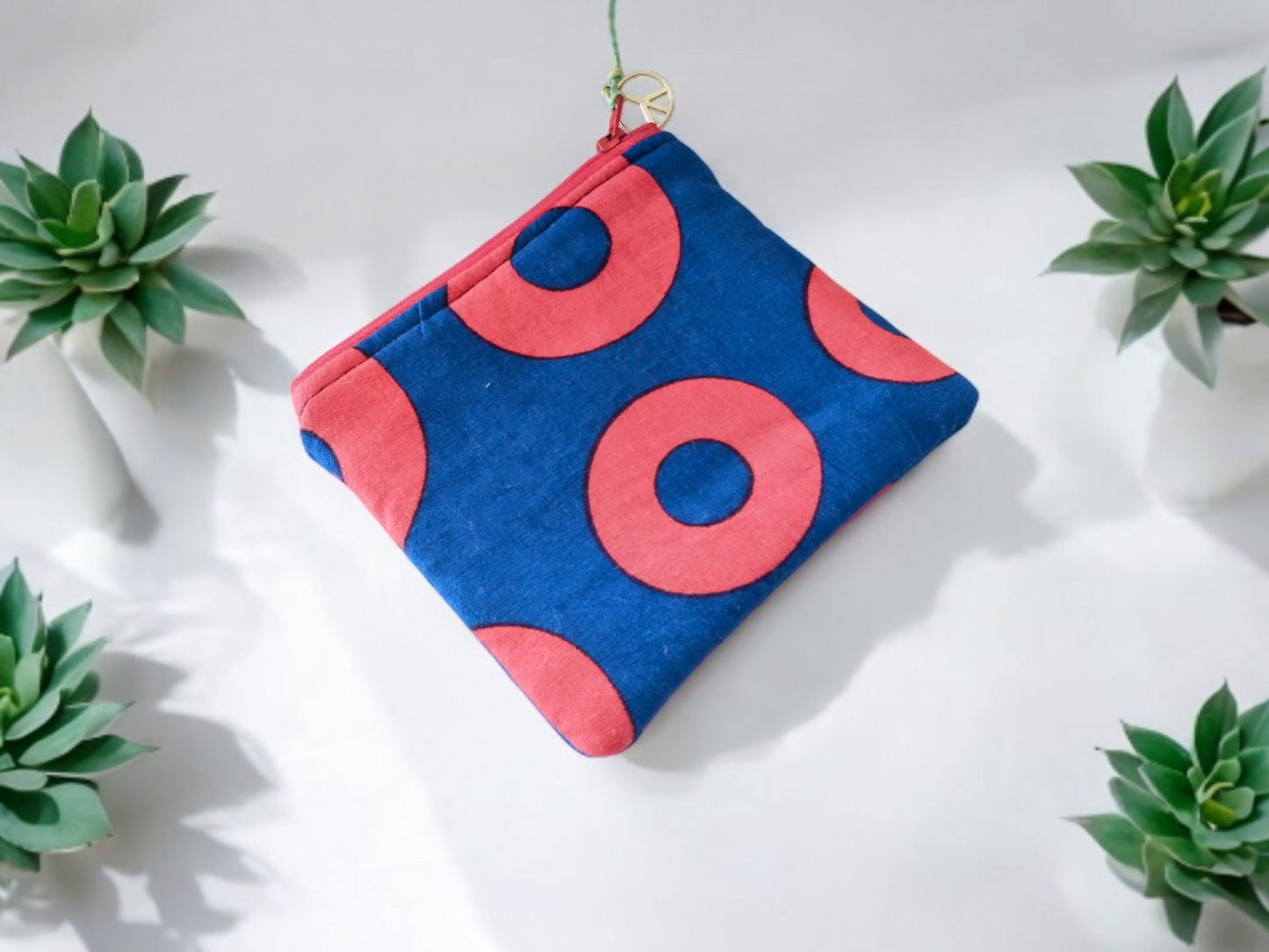 Donut Zipper Pouch Coin Purse