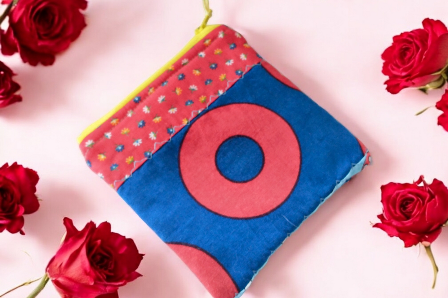 Mushroom Donut Zipper Pouch Coin Purse