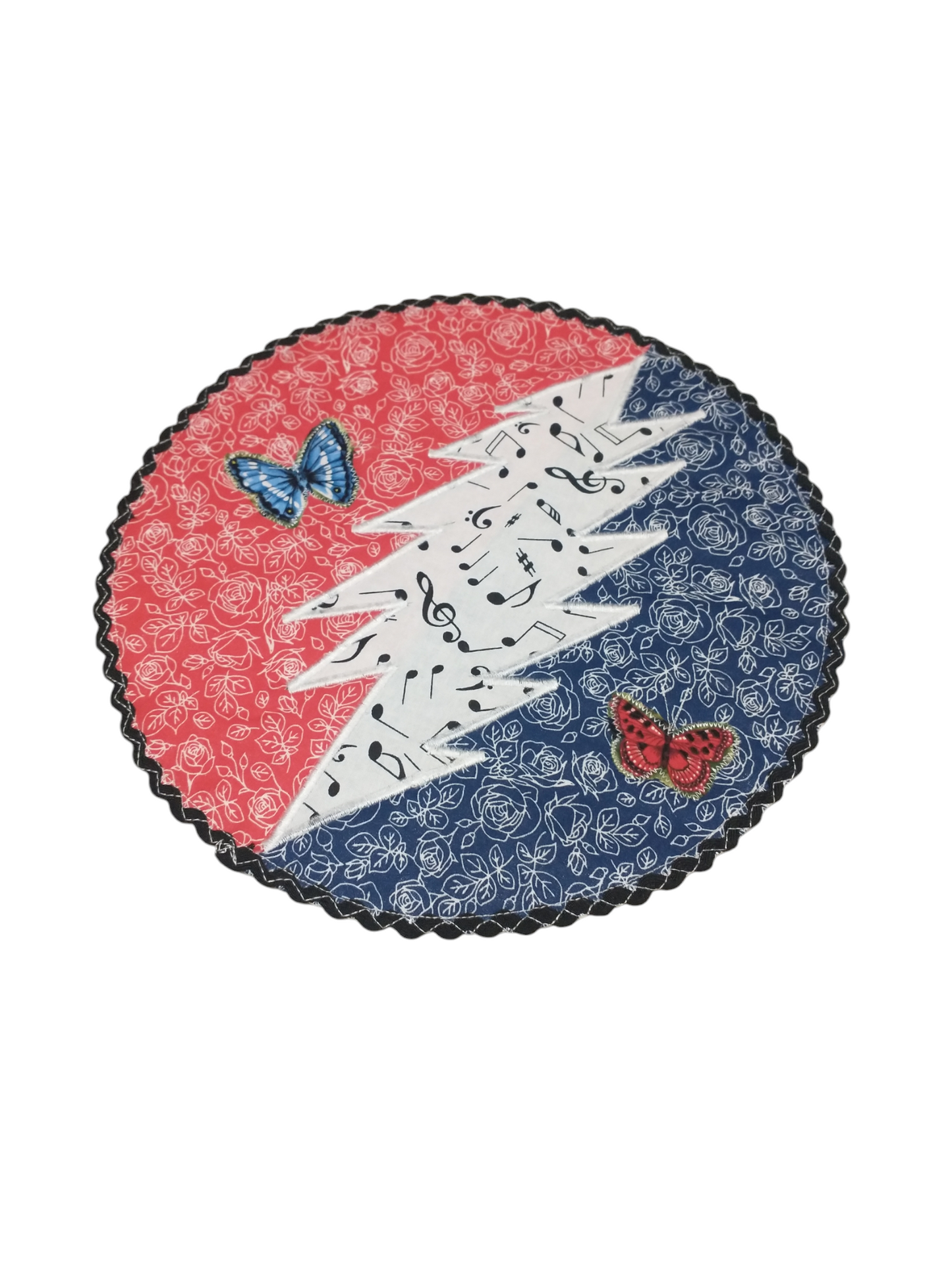 Music Bolt Butterfly Patch
