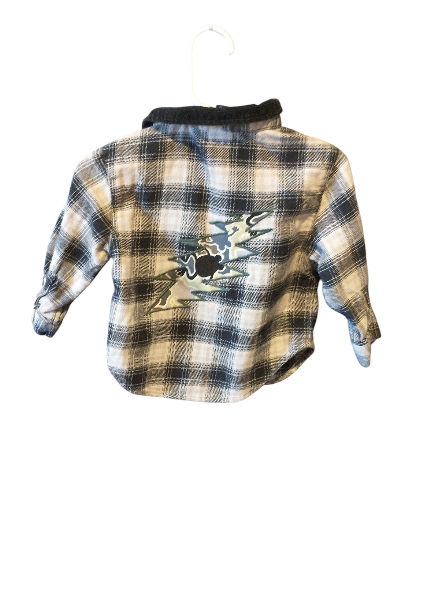 Boys 12 months Frog Bolt Flannel