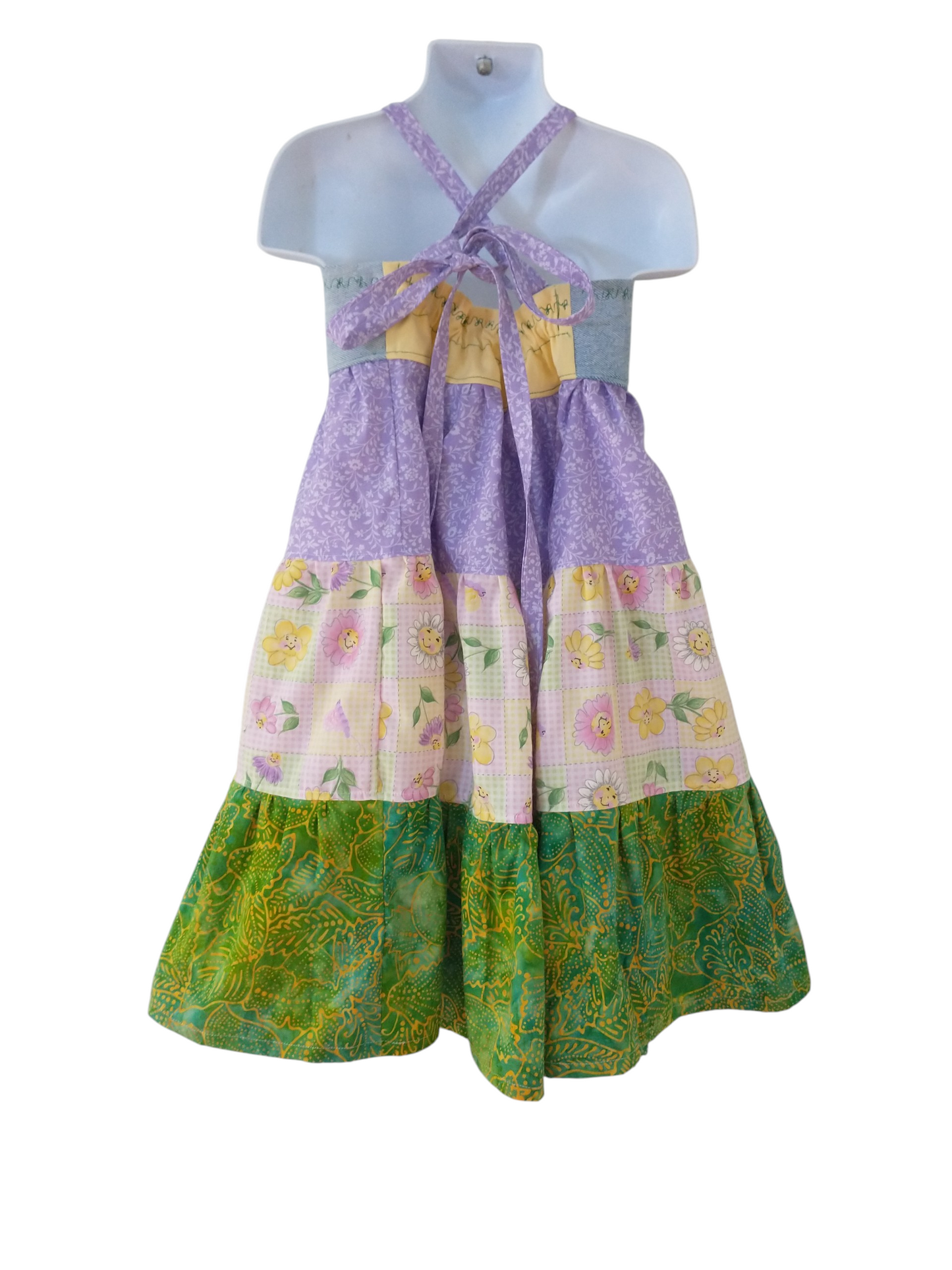 5t 6 Vintage Flower Tiered Twirl Dress
