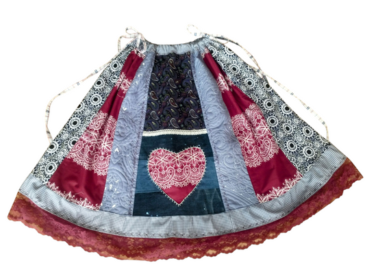 Folk Art Patchwork Skirt