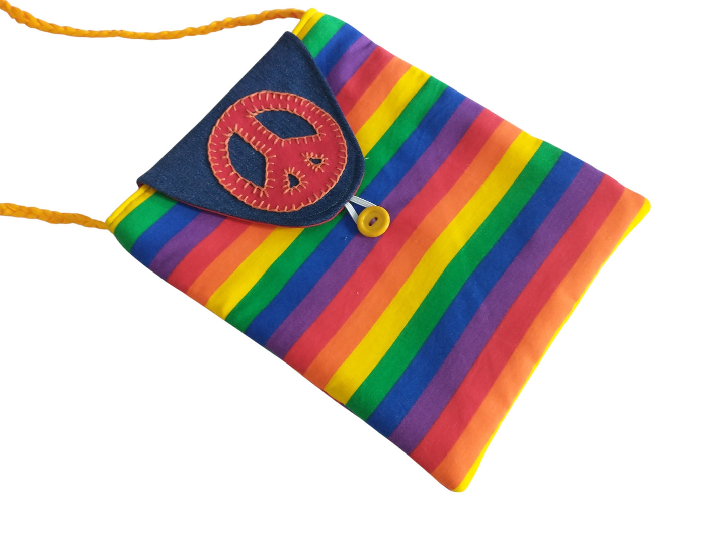 Peace Rainbow Cross Body Bag