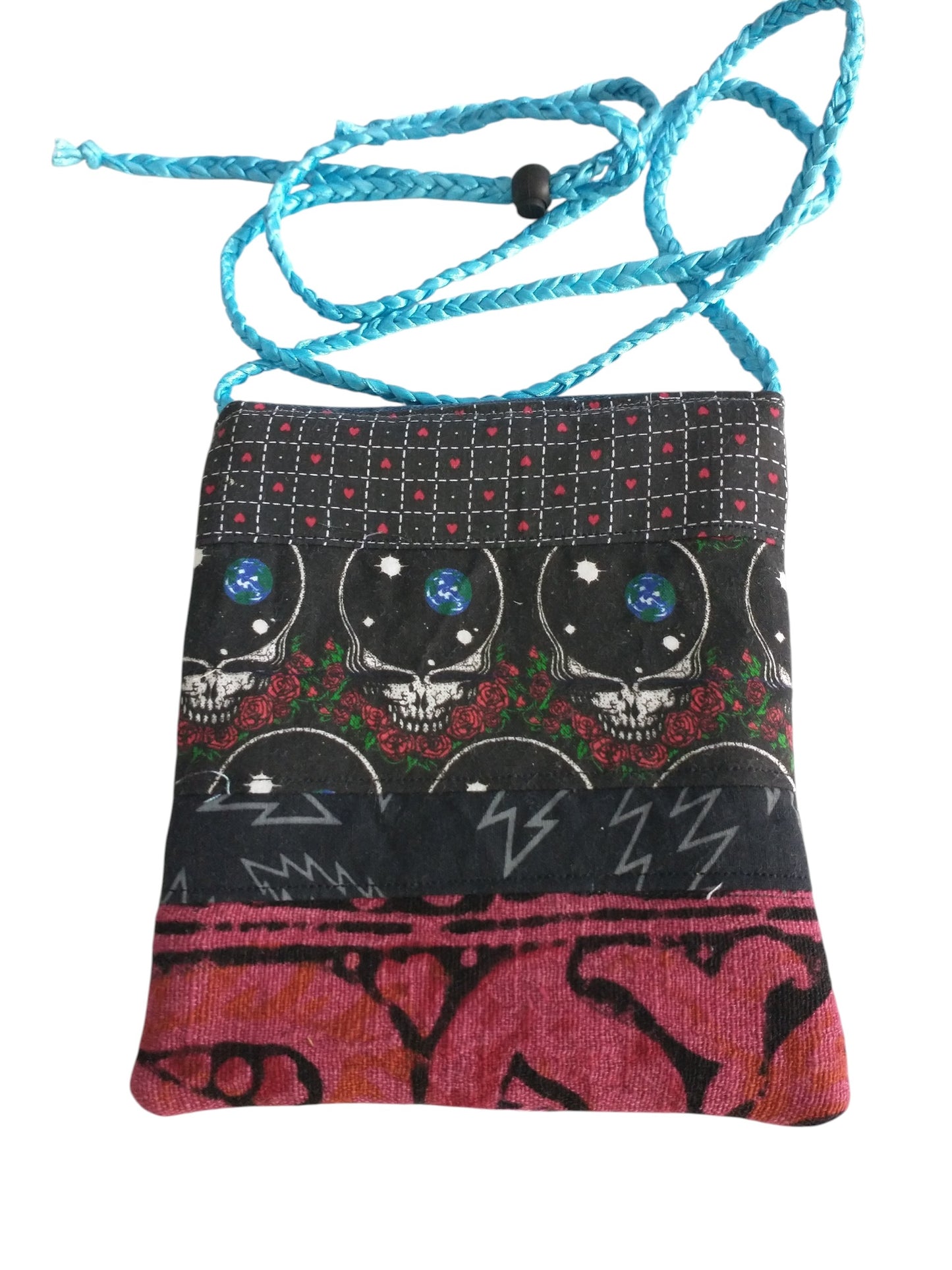 Grateful Love Patchwork Cross Body Bag