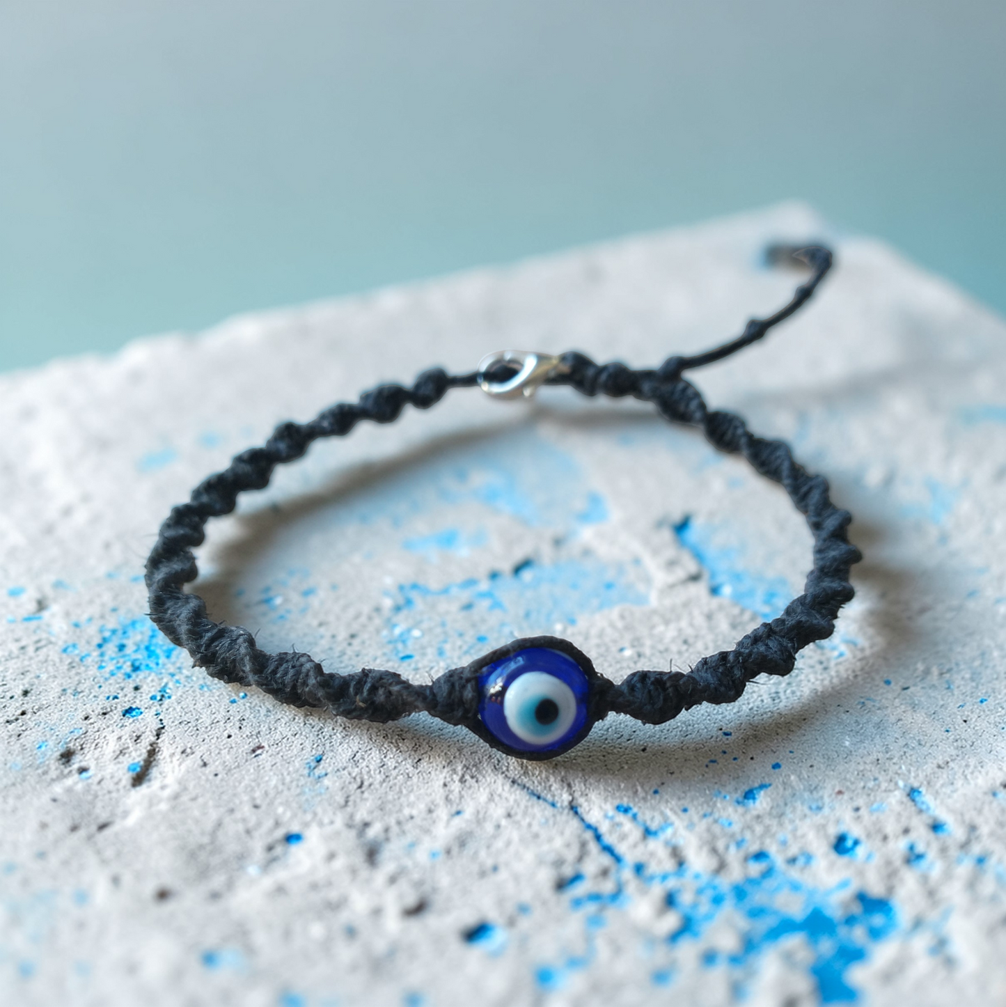 Evil Eye Anklet Hemp Ankle Bracelet