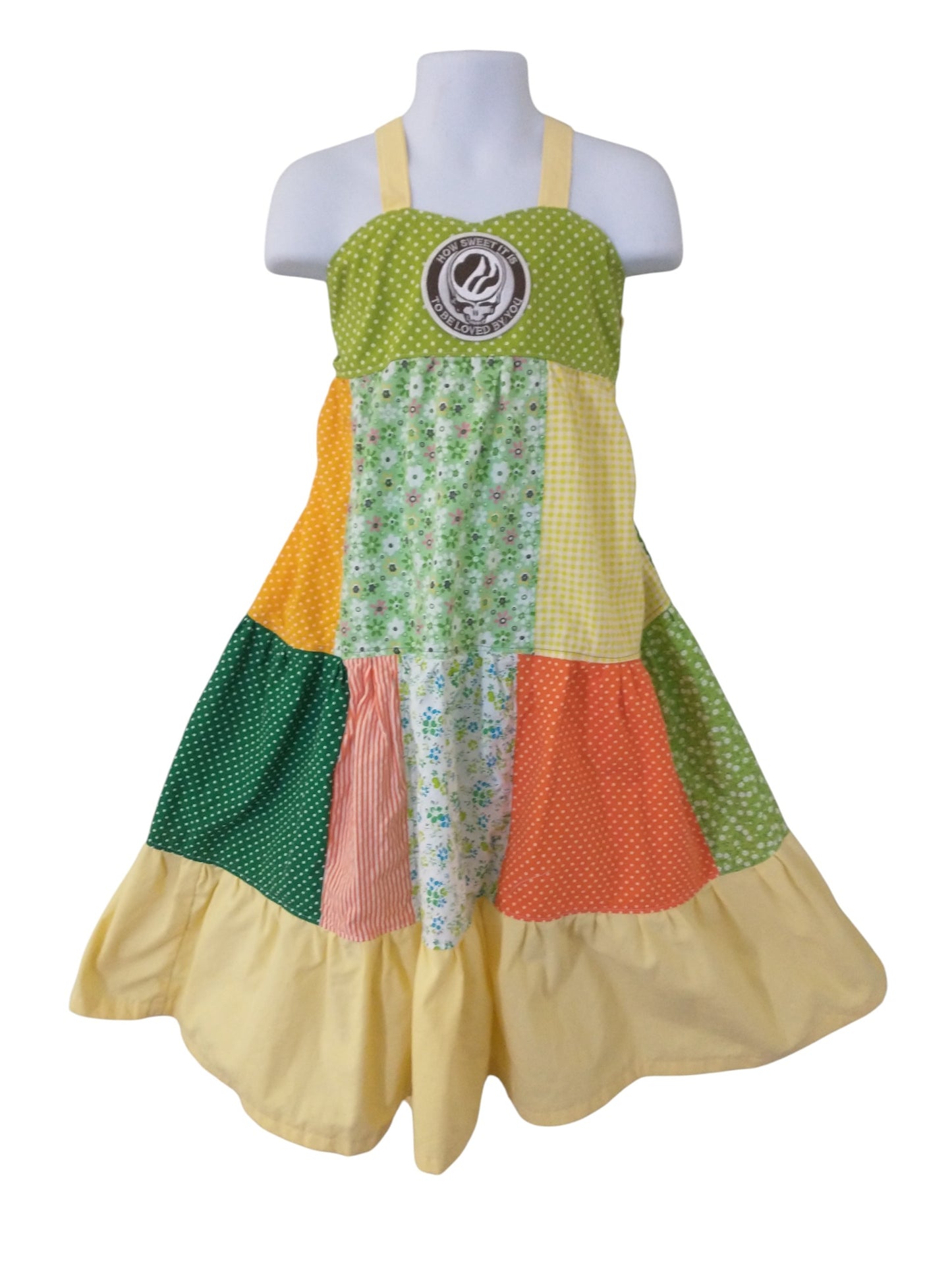 SALE Girls 7-9 Patchwork Dress