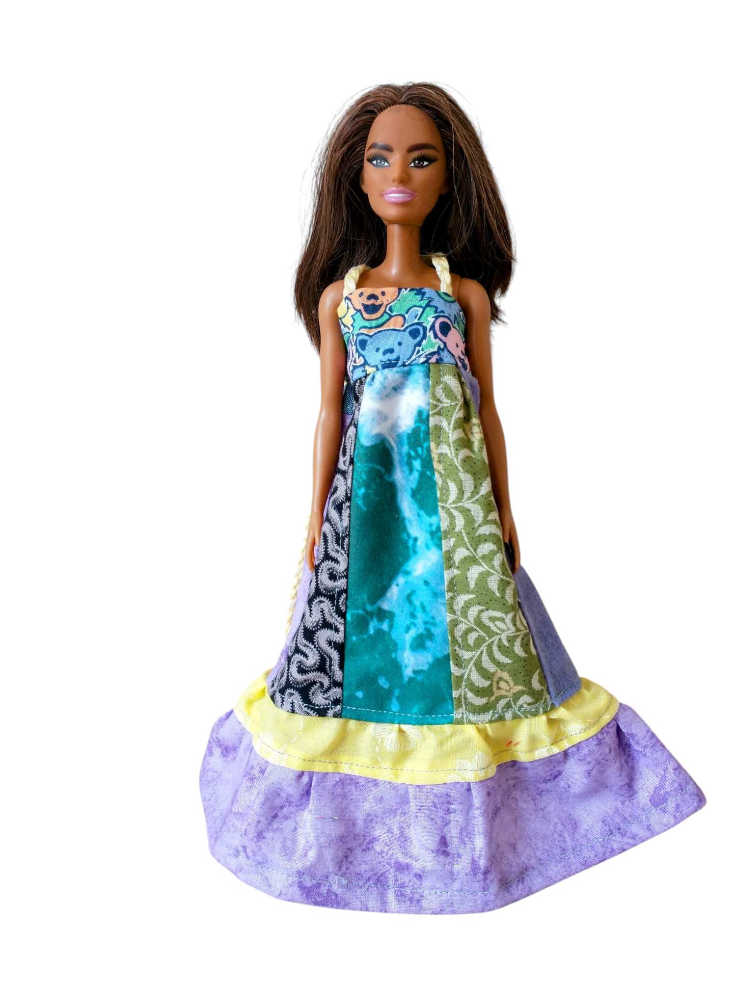 Deliah Jones 11.5 inch Patchwork Doll Dress