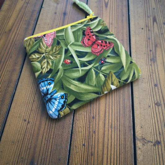 Butterfly Zipper Pouch Coin Purse