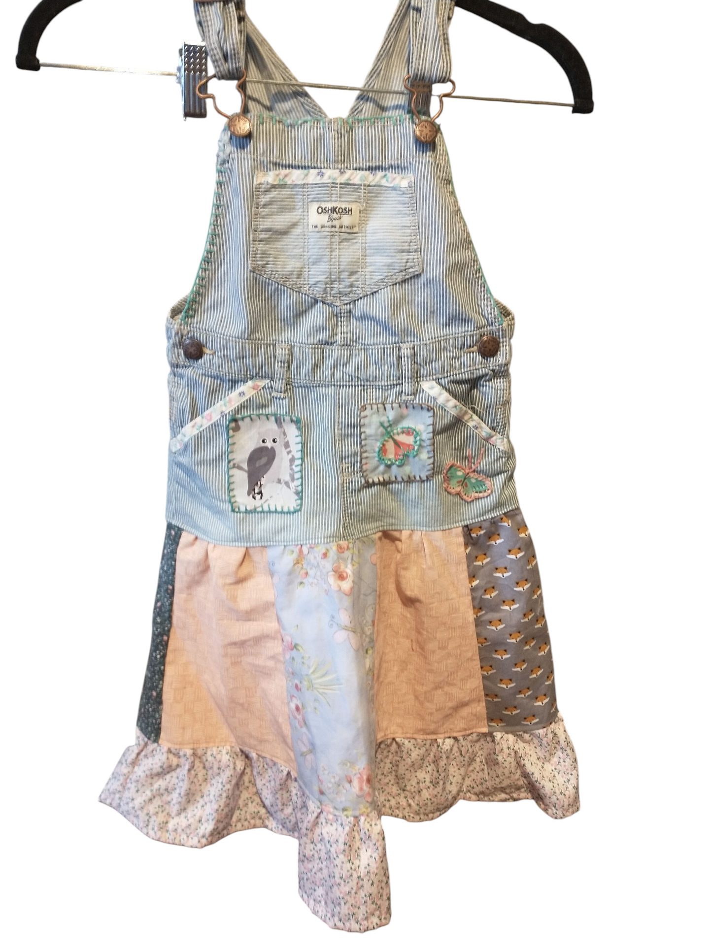 5t/6 Patchwork Overall Dress