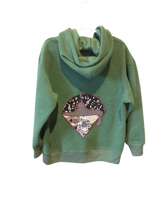 Boys Size 8 Cats Hoodie