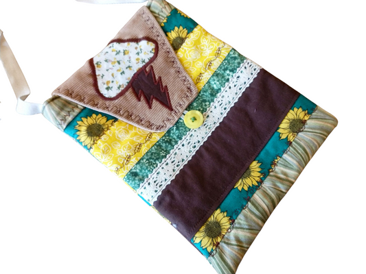 Sunflower Shroom Cross Body Bag