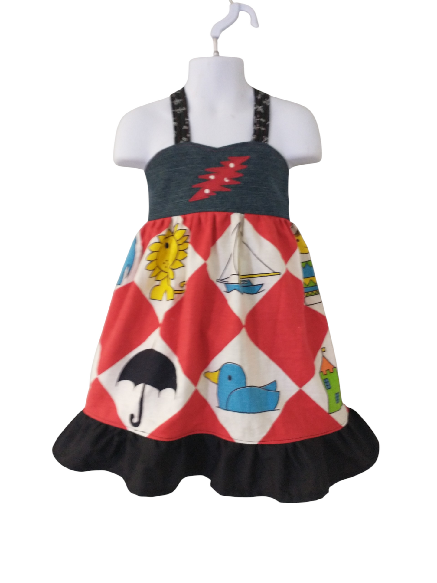 SALE 2t 3t Vintage Fabric Dress