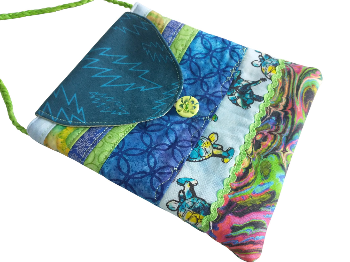 Terrapin Patchwork Cross Body Bag