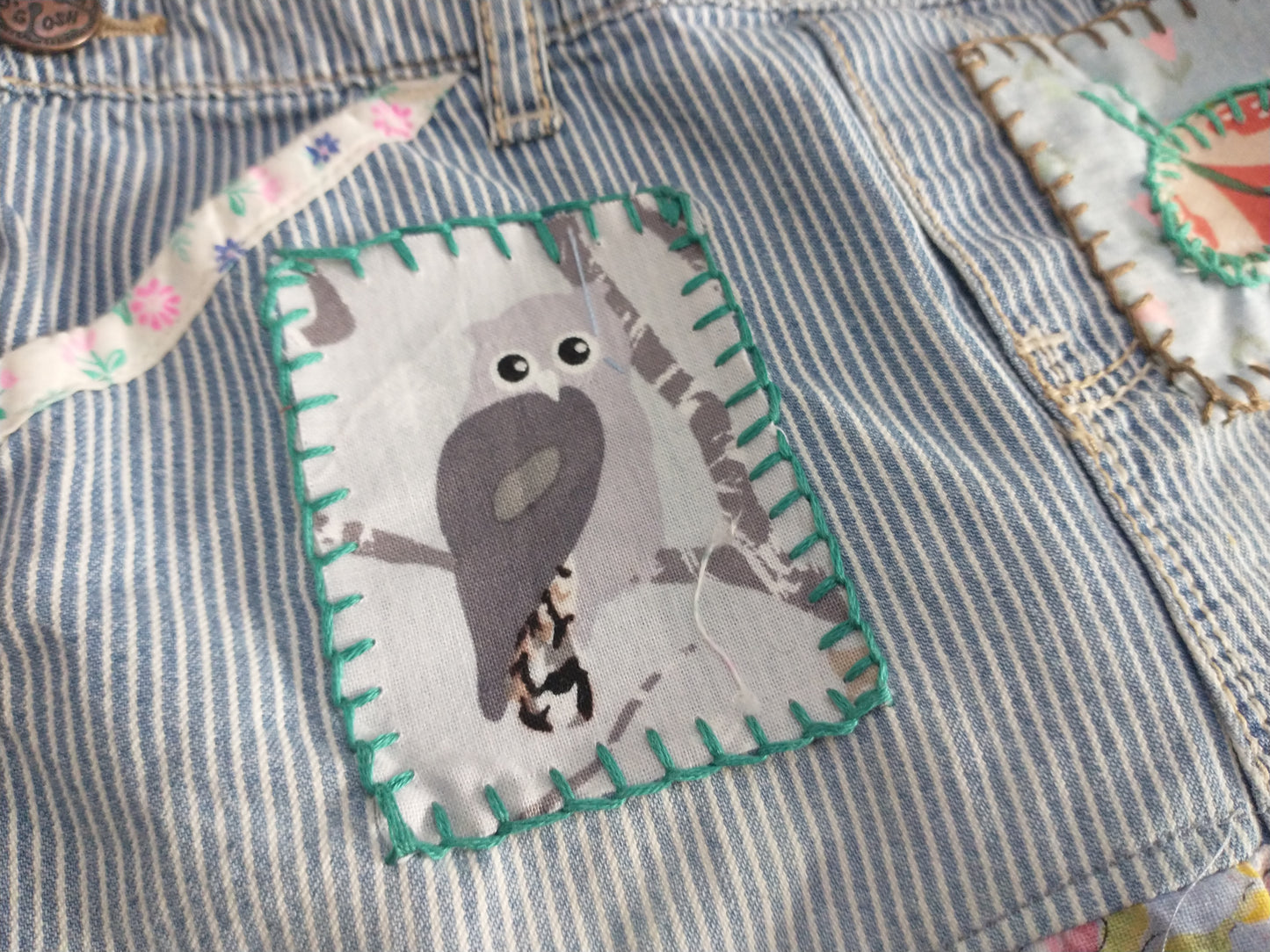 5t/6 Patchwork Overall Dress