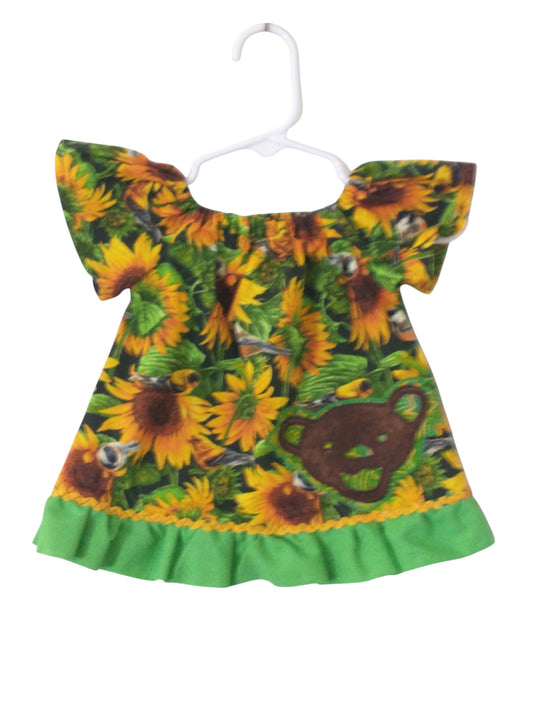 SALE Sunflower Baby Dress