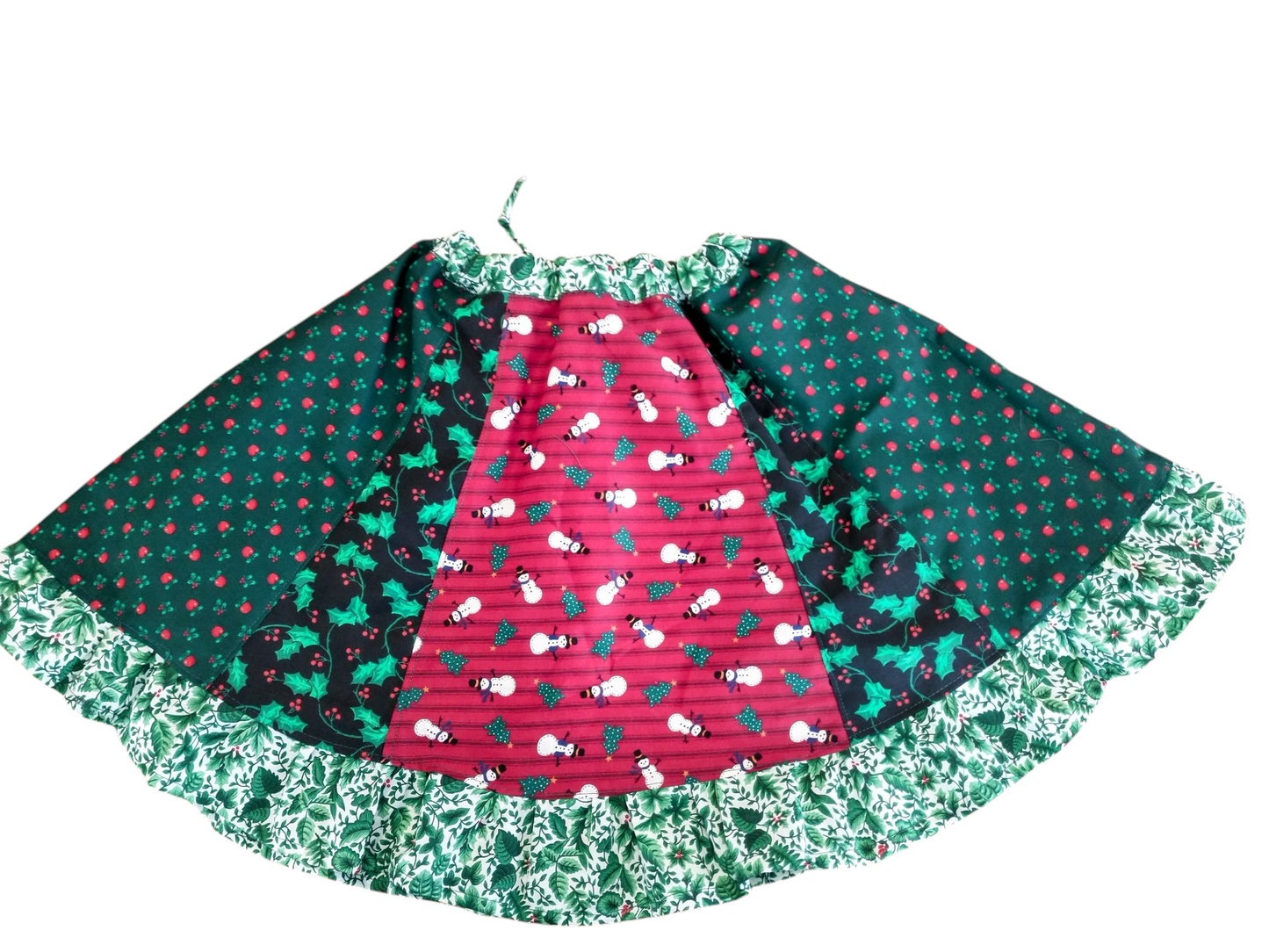 Snowman Patchwork Twirl Skirt 4t 5t 6