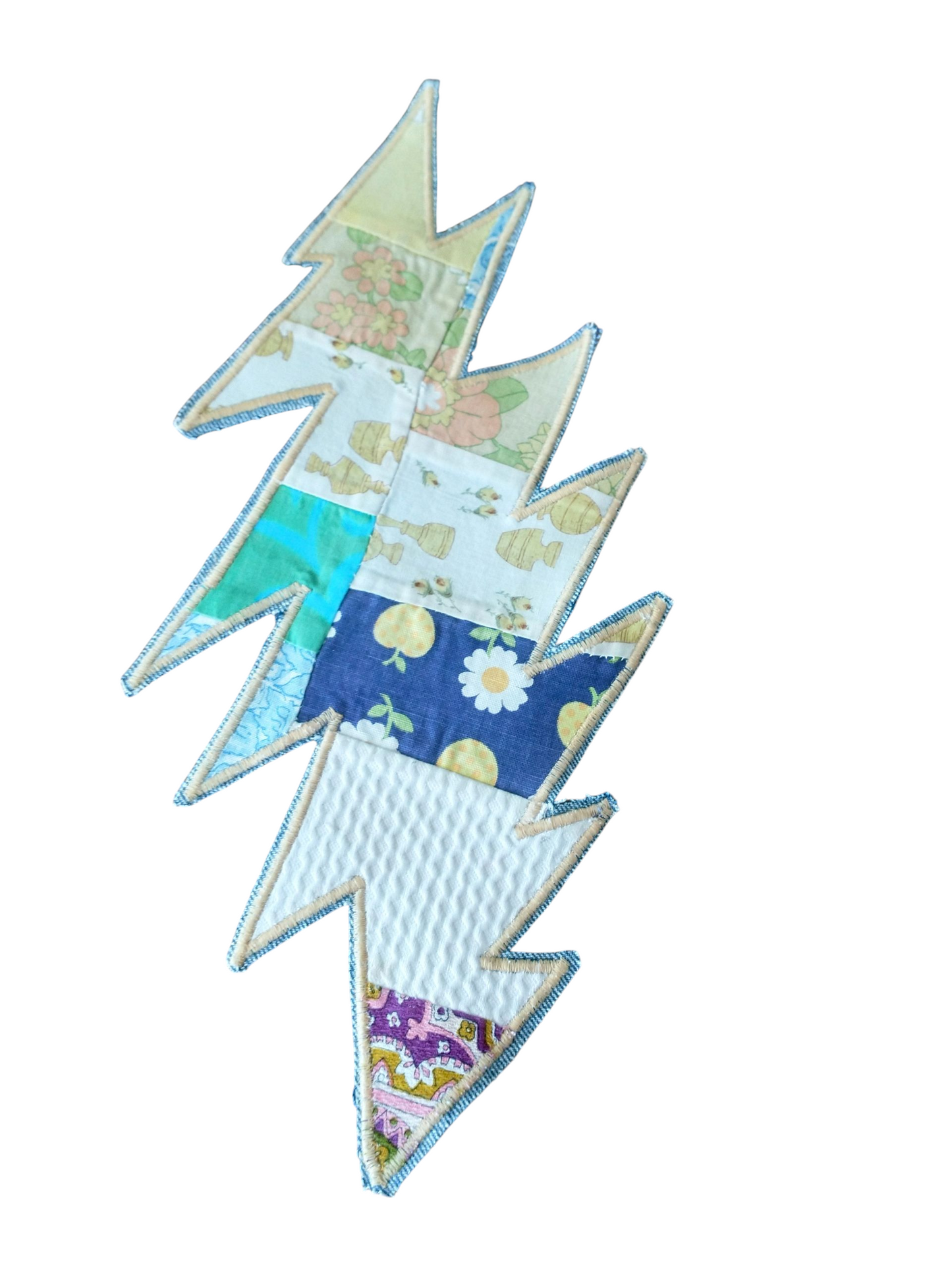 Vintage Patchwork Bolt Patch