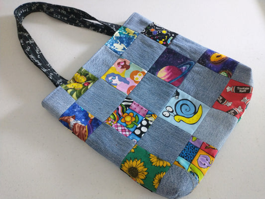 Find It I Spy Patchwork Tote Bag