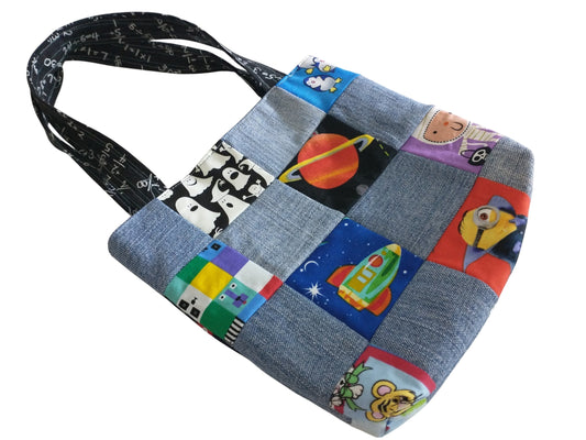 I Spy Find It Patchwork Tote Bag